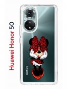 Чехол-накладка Huawei Honor 50/Nova 9 Kruche Print Минни