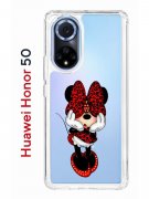 Чехол-накладка Huawei Honor 50/Nova 9 Kruche Print Минни