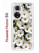 Чехол-накладка Huawei Honor 50 /Nova 9 Kruche Print Ромашки