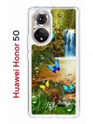 Чехол-накладка Huawei Nova 9 (610635) Kruche PRINT Водопад