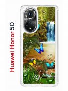 Чехол-накладка Huawei Nova 9 (610635) Kruche PRINT Водопад
