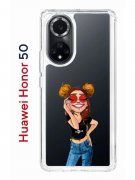 Чехол-накладка Huawei Nova 9 (610635) Kruche PRINT Smiling