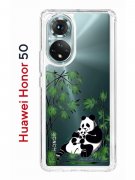 Чехол-накладка Huawei Nova 9 (610635) Kruche PRINT Панды