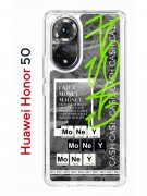 Чехол-накладка Huawei Honor 50/Nova 9 Kruche Print Money Easy