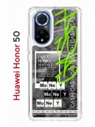 Чехол-накладка Huawei Honor 50/Nova 9 Kruche Print Money Easy
