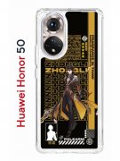 Чехол-накладка Huawei Honor 50 (610635) Kruche PRINT Zhongli Genshin