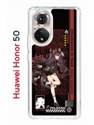 Чехол-накладка Huawei Honor 50 (610635) Kruche PRINT Hu Tao Genshin