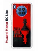 Чехол-накладка Huawei Honor 50 Lite/Nova 8i Kruche Print Born to be a King
