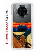Чехол-накладка Huawei Honor 50 Lite/Nova 8i Kruche Print Cookie Scream