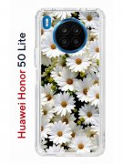 Чехол-накладка Huawei Honor 50 Lite/Nova 8i Kruche Print Ромашки