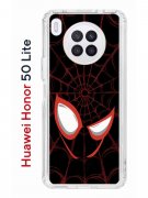 Чехол-накладка Huawei Honor 50 Lite/Nova 8i Kruche Print Человек-Паук черный