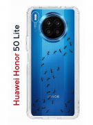 Чехол-накладка Huawei Nova 8i (610636) Kruche PRINT Муравьи