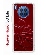 Чехол-накладка Huawei Honor 50 Lite/Nova 8i Kruche Print Dior