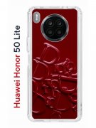 Чехол-накладка Huawei Honor 50 Lite/Nova 8i Kruche Print Dior