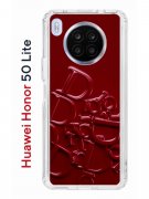 Чехол-накладка Huawei Honor 50 Lite/Nova 8i Kruche Print Dior