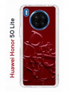 Чехол-накладка Huawei Honor 50 Lite/Nova 8i Kruche Print Dior