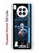 Чехол-накладка Huawei Honor 50 Lite (610636) Kruche PRINT Ganyu Genshin