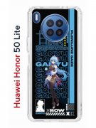 Чехол-накладка Huawei Honor 50 Lite (610636) Kruche PRINT Ganyu Genshin