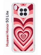 Чехол-накладка Huawei Honor 50 Lite/Nova 8i Kruche Print Сердце