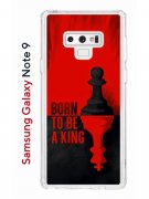 Чехол-накладка Samsung Galaxy Note 9 Kruche Print Born to be a King