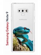 Чехол-накладка Samsung Galaxy Note 9 Kruche Print Змея