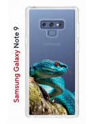 Чехол-накладка Samsung Galaxy Note 9 Kruche Print Змея