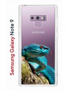 Чехол-накладка Samsung Galaxy Note 9 Kruche Print Змея