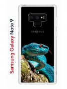 Чехол-накладка Samsung Galaxy Note 9 Kruche Print Змея
