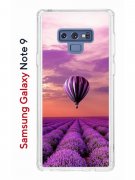 Чехол-накладка Samsung Galaxy Note 9 Kruche Print Лавандовый рай