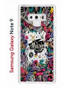 Чехол-накладка Samsung Galaxy Note 9 (591402) Kruche PRINT Music
