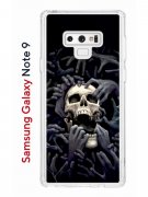 Чехол-накладка Samsung Galaxy Note 9 Kruche Print Skull Hands