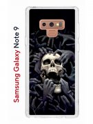 Чехол-накладка Samsung Galaxy Note 9 Kruche Print Skull Hands
