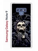 Чехол-накладка Samsung Galaxy Note 9 Kruche Print Skull Hands