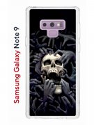 Чехол-накладка Samsung Galaxy Note 9 Kruche Print Skull Hands
