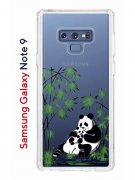Чехол-накладка Samsung Galaxy Note 9 Kruche Print Панды