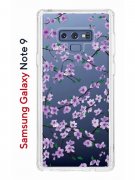 Чехол-накладка Samsung Galaxy Note 9 Kruche Print Сакура