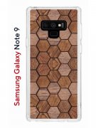 Чехол-накладка Samsung Galaxy Note 9 Kruche Print Текстура орех