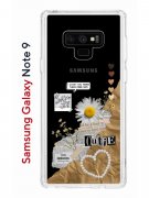 Чехол-накладка Samsung Galaxy Note 9 Kruche Print Крафтовые наклейки