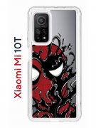 Чехол-накладка Xiaomi Mi 10T/Mi 10T Pro Kruche Print Spider-Man-Venom