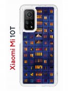 Чехол-накладка Xiaomi Mi 10T (593946) Kruche PRINT Ночные окна