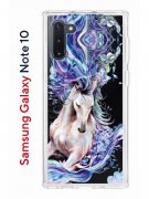Чехол-накладка Samsung Galaxy Note 10 Kruche Print Грация