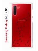 Чехол-накладка Samsung Galaxy Note 10 Kruche Print Муравьи