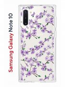 Чехол-накладка Samsung Galaxy Note 10 Kruche Print Сакура