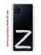 Чехол-накладка Samsung Galaxy Note 10 Lite Kruche Print Zet