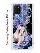 Чехол-накладка Samsung Galaxy Note 10 Lite Kruche Print Грация