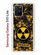 Чехол-накладка Samsung Galaxy S10 Lite (582683) Kruche PRINT Danger