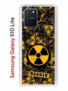 Чехол-накладка Samsung Galaxy S10 Lite (582683) Kruche PRINT Danger