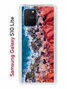 Чехол-накладка Samsung Galaxy S10 Lite (582683) Kruche PRINT Морской берег
