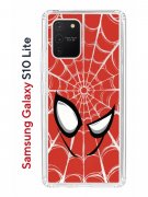 Чехол-накладка Samsung Galaxy S10 Lite (582683) Kruche PRINT Человек-Паук красный