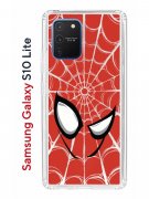 Чехол-накладка Samsung Galaxy S10 Lite (582683) Kruche PRINT Человек-Паук красный